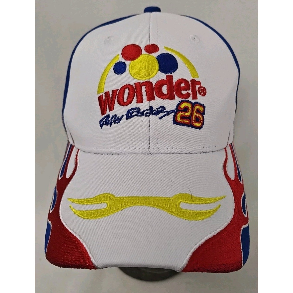 Talladega Nights Wonder Bread Ricky Bobby 26 Hat Adjustable Cap Nascar